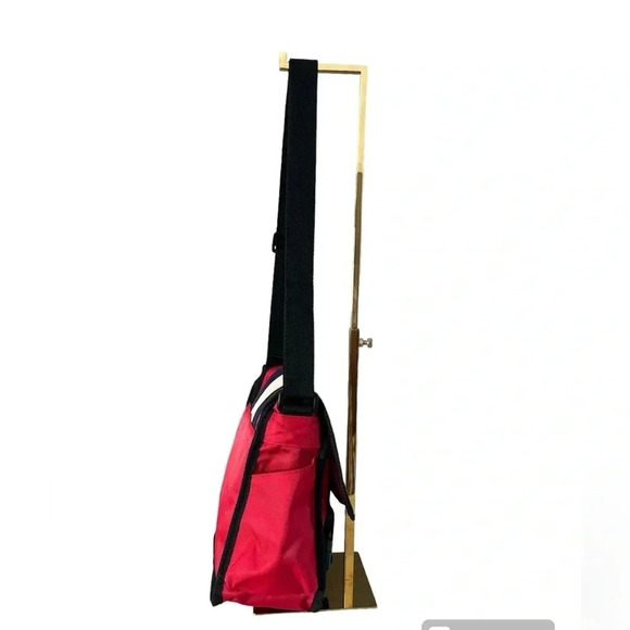 Tommy Hilfiger Vintage 90s Red Blue Mini Messenger Crossbody Bag - Picture 3 of 11